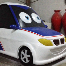 台湾·游乐园卡通车雕塑